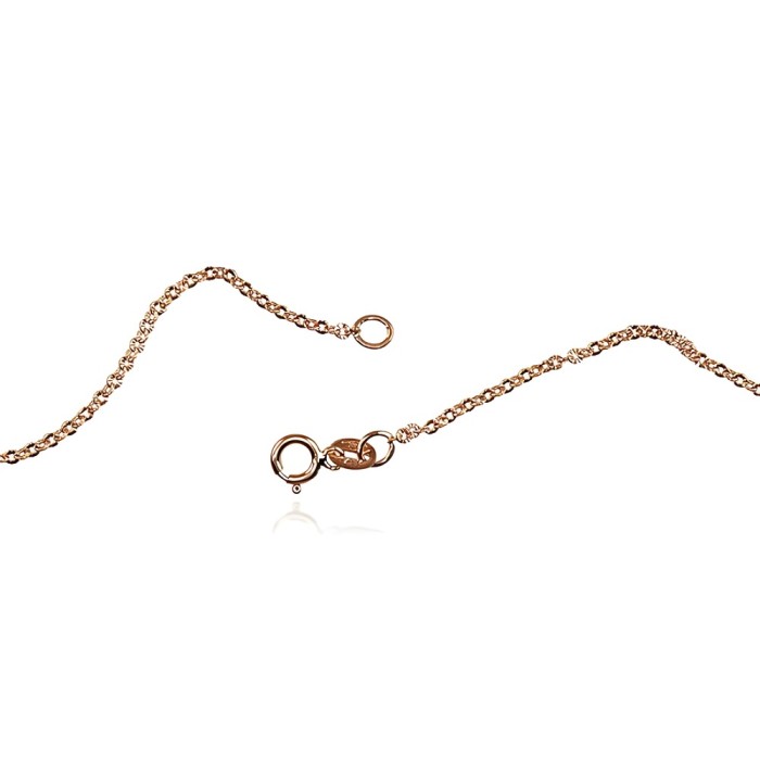 Italian Red Gold Chain “Anchor”