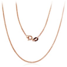 Italian Red Gold Chain “Spiga”
