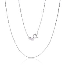 Italian White Gold Chain “Anchor”