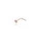 Gold Cubic Zirconia Nose Piercing “Golden Flower VII”