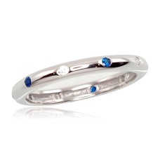 Sterling Silver Cubic Zirconia Ring “Tokyo VII”