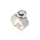 Sterling Silver Cubic Zirconia Ring “Orbit”