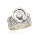 Sterling Silver Cubic Zirconia Ring “Orbit”