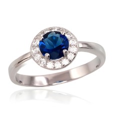 Sterling Silver Cubic Zirconia Ring “Splendor II”