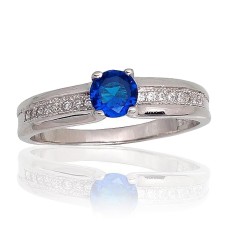 Sterling Silver Cubic Zirconia Ring “Sophie III”