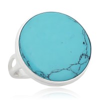 Hõbesõrmus türkiisiga „Turquoise Moon“