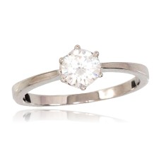 Sterling Silver Cubic Zirconia Ring “Juno XVIII”