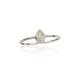 Hõbesõrmus tsirkoonidega „Crystal Tear“