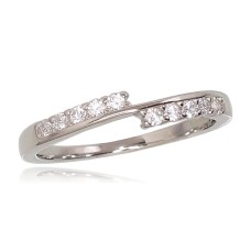 Sterling Silver Cubic Zirconia Ring “Comet VI”