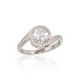 Sterling Silver Cubic Zirconia Ring “Comet”