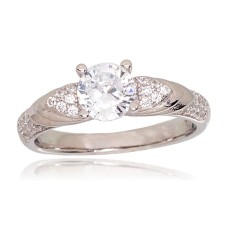 Sterling Silver Cubic Zirconia Ring “Juno XVII”
