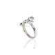Sterling Silver Cubic Zirconia Ring “Snake”