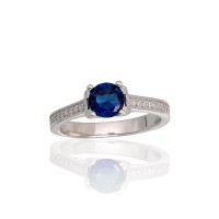 Sterling Silver Cubic Zirconia Ring “New Classic”