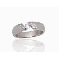 Sterling Silver Cubic Zirconia Ring “Tokyo II”