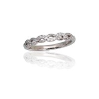 Sterling Silver Cubic Zirconia Ring “Namejs IV”