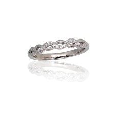 Sterling Silver Cubic Zirconia Ring “Namejs IV”