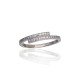 Sterling Silver Cubic Zirconia Ring “Camellia”