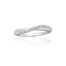 Sterling Silver Cubic Zirconia Ring “X Factor II”