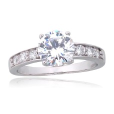 Sterling Silver Cubic Zirconia Ring “Junona XIII”