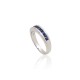 Sterling Silver Sapphire Ring “Mono”