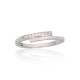 Sterling Silver Cubic Zirconia Ring “Crystal Path VI”