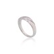 Sterling Silver Cubic Zirconia Ring “Crystal Path VIII”