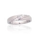 Sterling Silver Cubic Zirconia Ring “Crystal Path VIII”