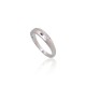 Sterling Silver Cubic Zirconia Ring “Crystal Path IX”
