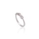 Sterling Silver Cubic Zirconia Ring “Crystal Geometry”