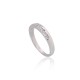 Sterling Silver Cubic Zirconia Ring “Crystal Path VII”