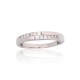 Sterling Silver Cubic Zirconia Ring “Crystal Path VII”