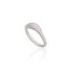 Sterling Silver Cubic Zirconia Ring “Crystal Path III”