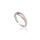 Sterling Silver Cubic Zirconia Ring “Crystal Path”
