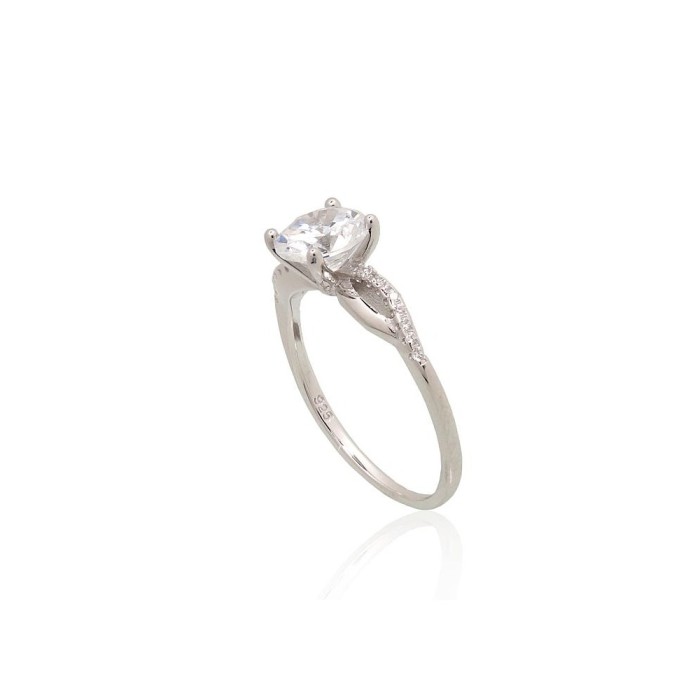 Sterling Silver Cubic Zirconia Ring “Juno V”