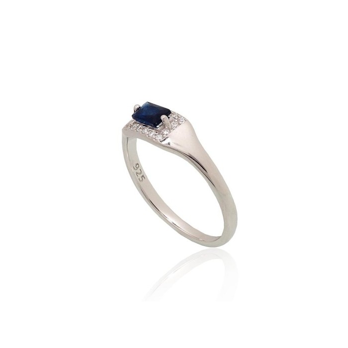 Sterling Silver Cubic Zirconia Ring “Barbara”