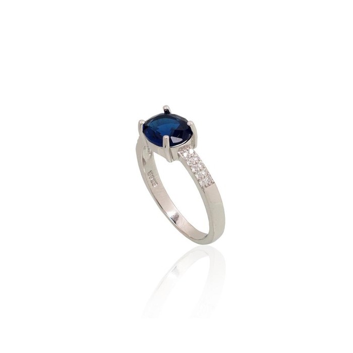 Sterling Silver Cubic Zirconia Ring “Adamas”