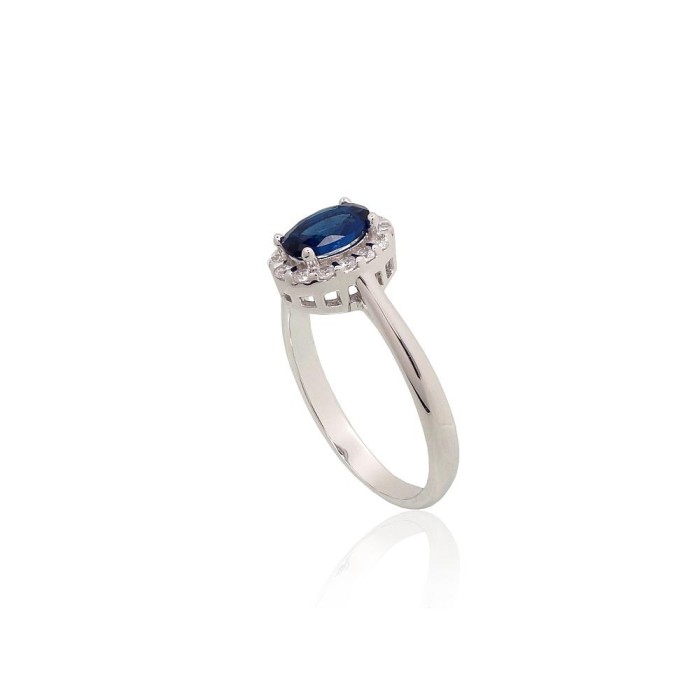 Sterling Silver Cubic Zirconia Ring “Ferro”