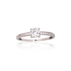 Sterling Silver Cubic Zirconia Ring “Juno VIII”