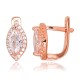925 Sterling Silver Cubic Zirconia Earrings “Alexandria IV”