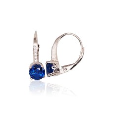 925 Sterling Silver Cubic Zirconia Earrings “Junona XVI”