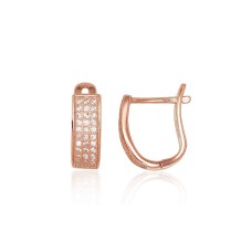 925 Sterling Silver Cubic Zirconia Earrings “Rosalie II”
