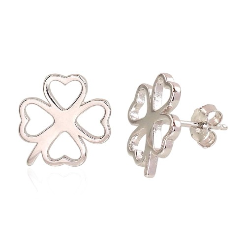 Hõbedased kõrvanaastud „Clover III“