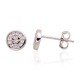 Children's Sterling Silver Cubic Zirconia Stud Earrings “Smile II”
