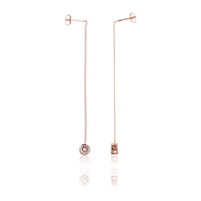 925 Sterling Silver Cubic Zirconia Earrings “Natalie VIII”