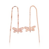 925 Sterling Silver Earrings “Dragonfly III”