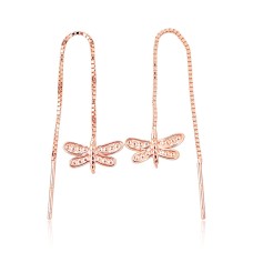 925 Sterling Silver Earrings “Dragonfly III”