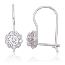 925 Sterling Silver Cubic Zirconia Earrings “Marielle VI”