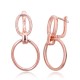 Серебряные серьги 925 пробы «Ореол»