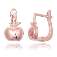 Children's 925 Sterling Silver Earrings “Apple”