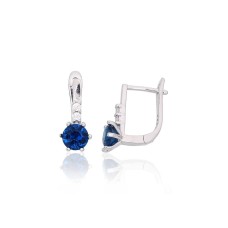 925 Sterling Silver Cubic Zirconia Earrings “Junona XI”
